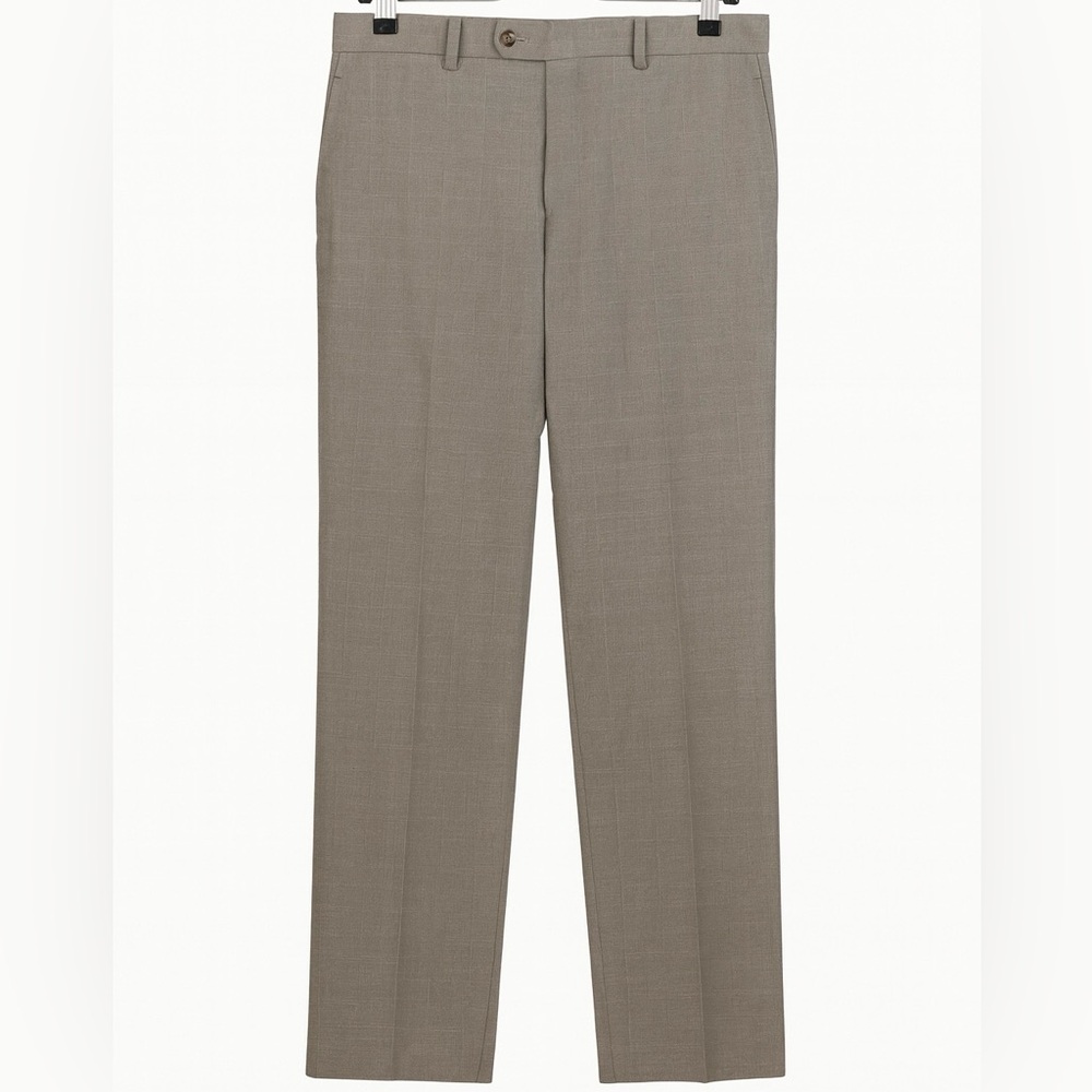 Lauren Ralph Lauren Men’s Dress Pants – Light Gray Flat Front, Classic Fit 32x32